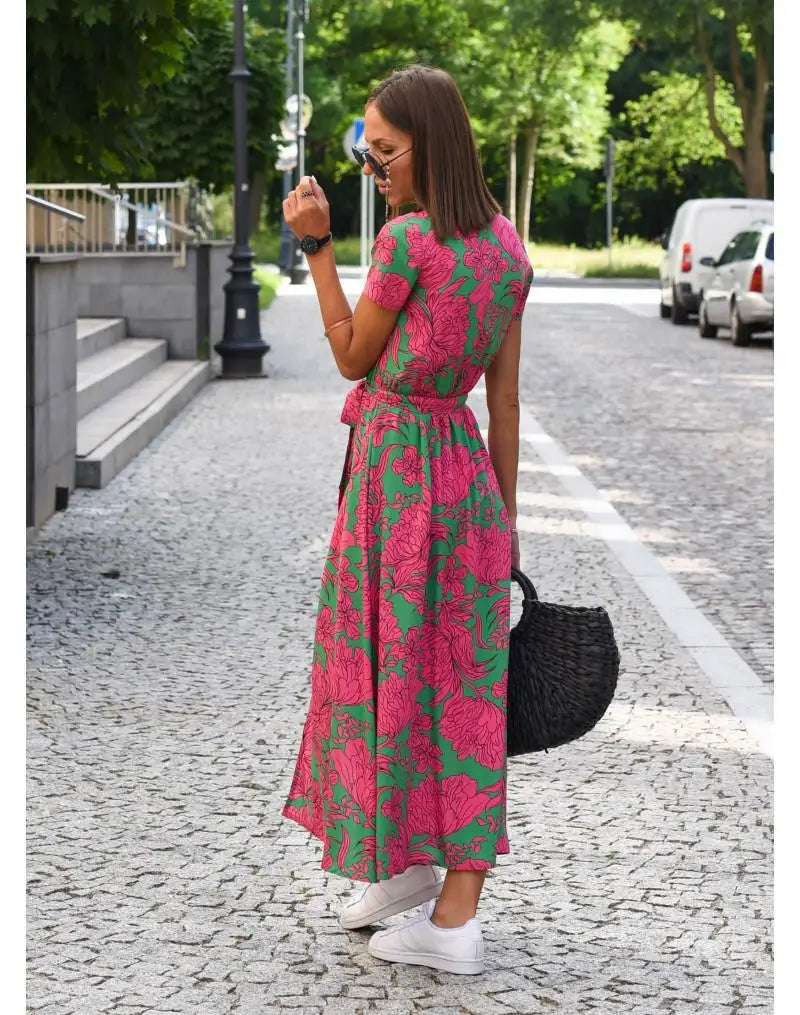Summer women's bright dress