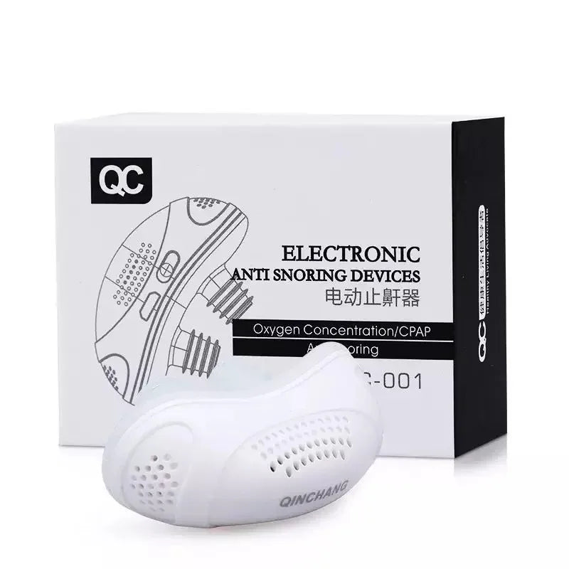 Electric anti-snoring device