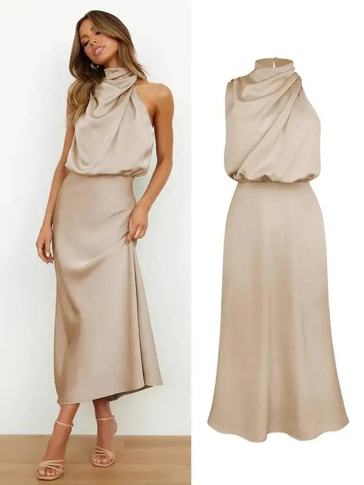 Fashion Elegant Temperament Light Evening Dress