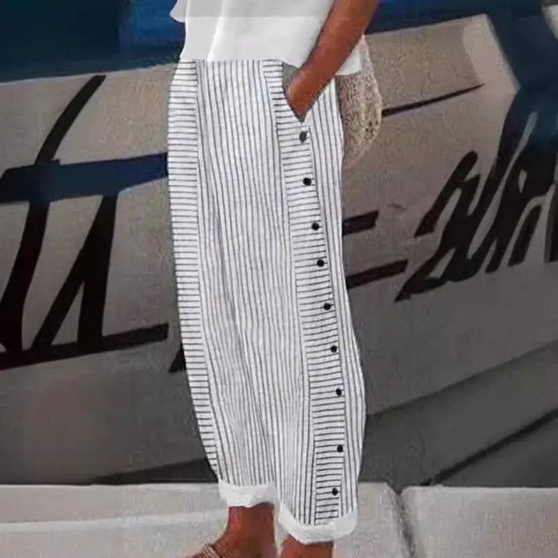 Women's Hot Striped Casual Pants