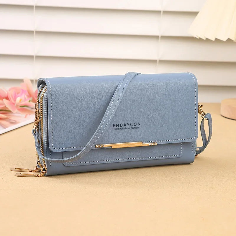 Women's mid-length clutch and coin purse