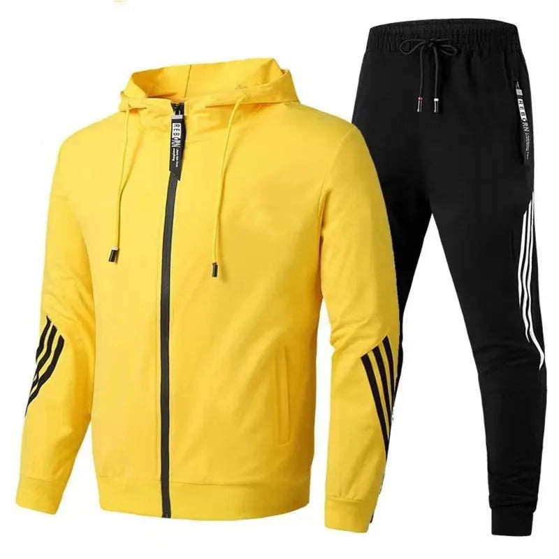 Hooded Sweatshirt Sportswear Two-piece Set