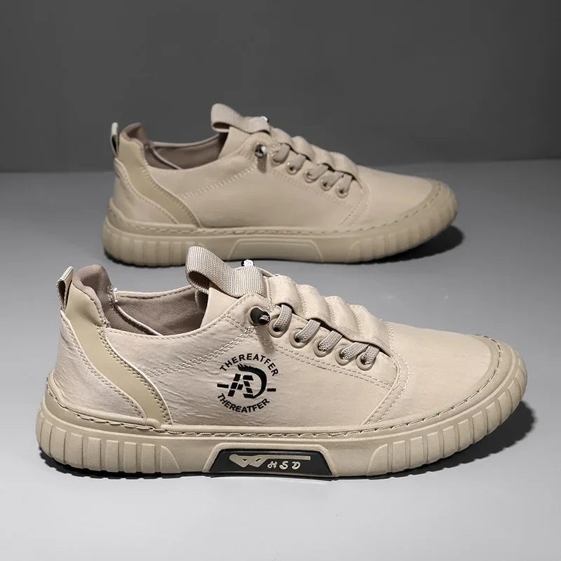 Casual and comfortable canvas PU men's shoes