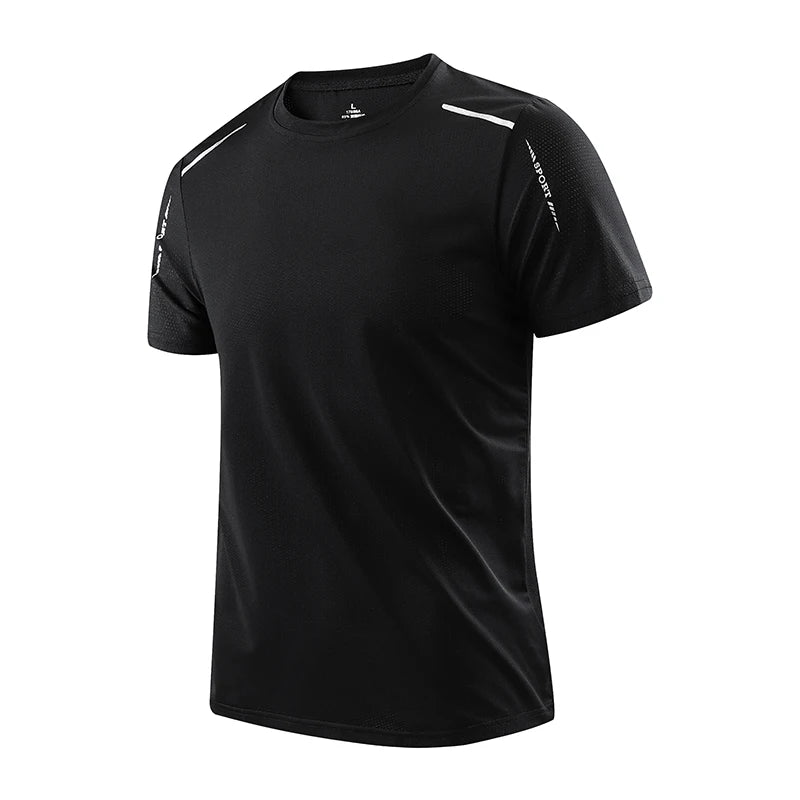 Ice Silk T-Shirt Men's Quick Drying